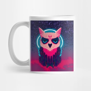 Synthwave owl Mug